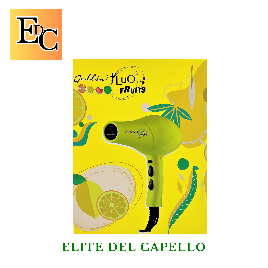 ASCIUGACAPELLI GETTIN FLUO FRUITS LEMON GIALLO – LABOR