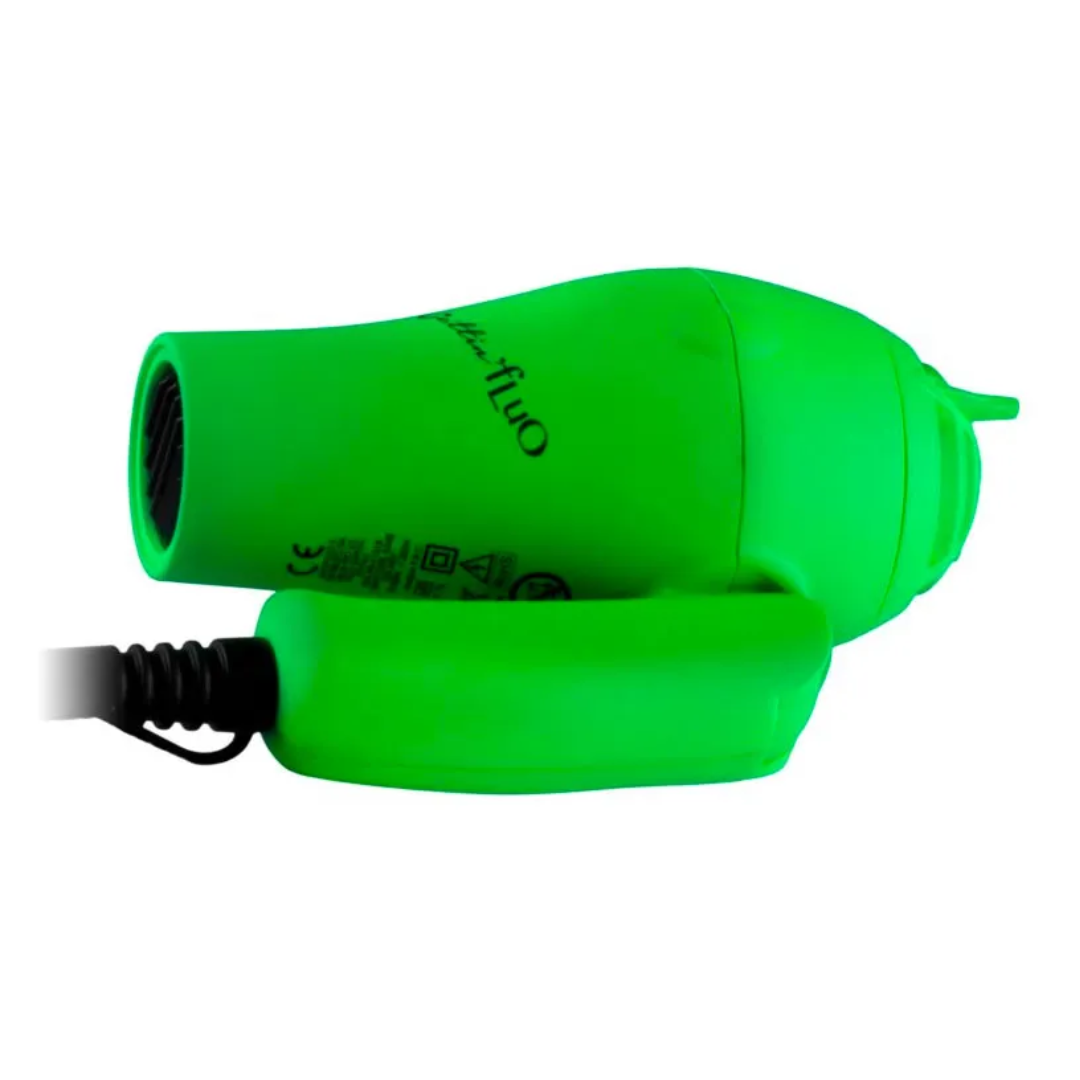 GETTIN FLUO MINI ASCIUGACAPELLI DA VIAGGIO VERDE