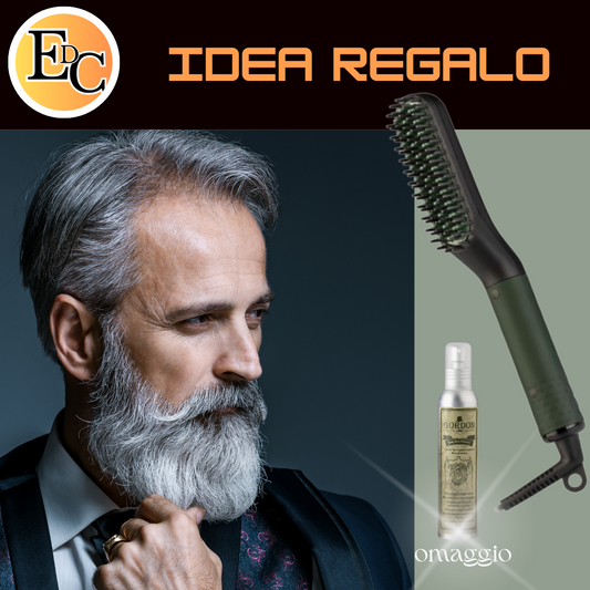 IDEA REGALO - Kit Gordon Piastra Barba e Detergente Barbi e Baffi