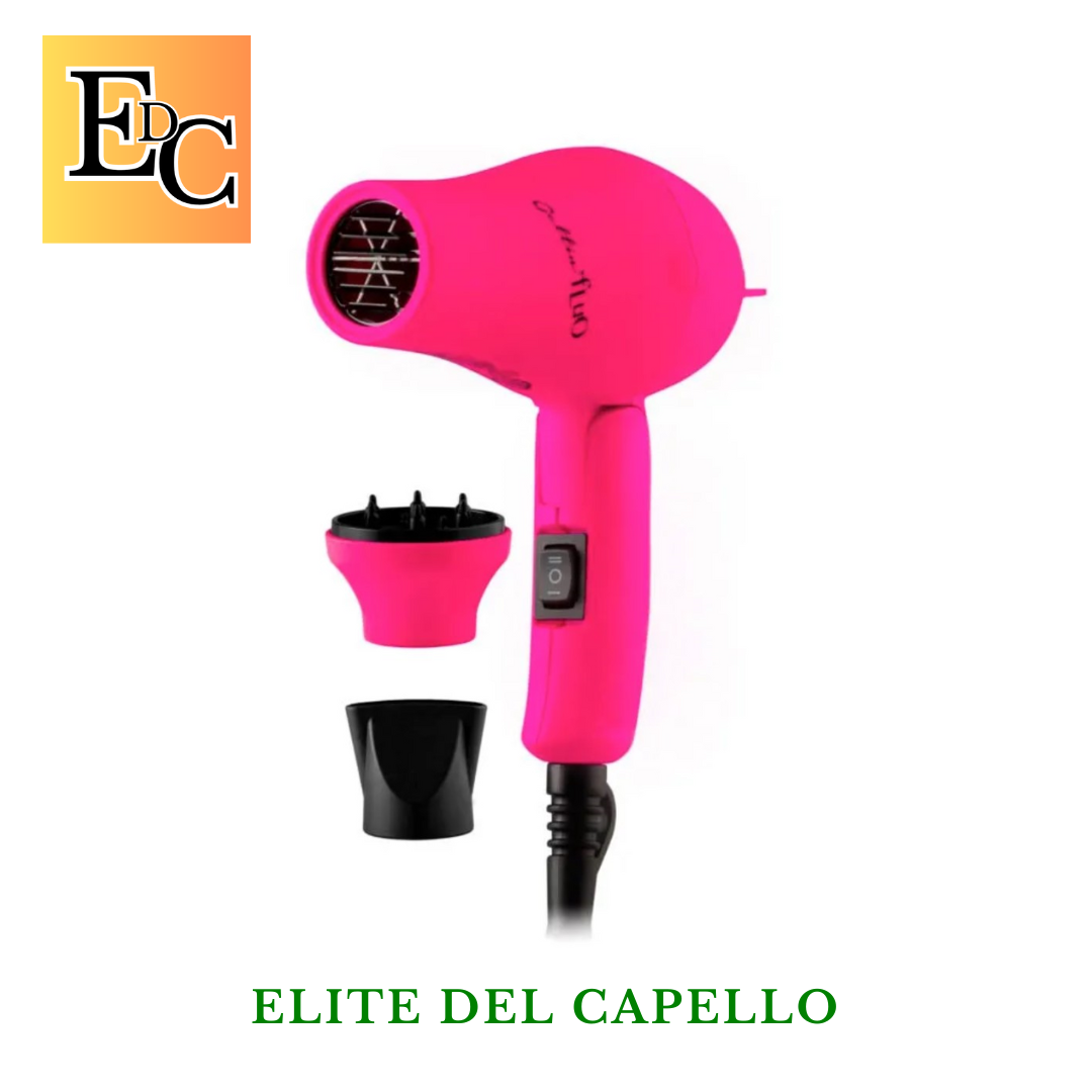 GETTIN FLUO MINI ASCIUGACAPELLI DA VIAGGIO  FUCSIA