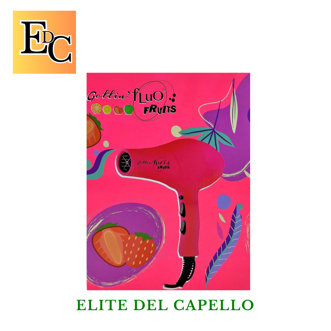 ASCIUGACAPELLI GETTIN FLUO FRUITS FUCSIA STRAWBERRY – LABOR