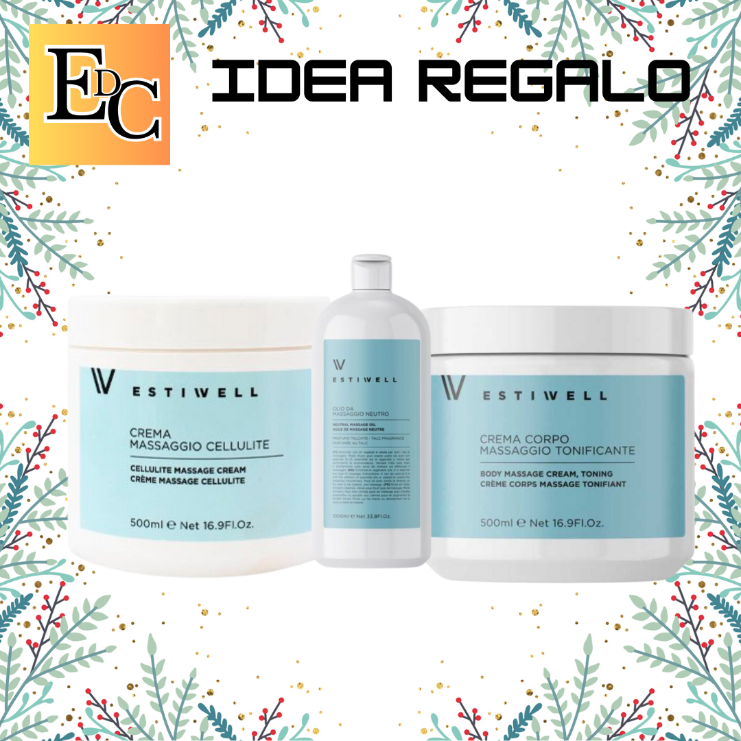 CREMA MASSAGGIO CELLULITE + CREMA MASSAGGIO TONIFICANTE + OLIO MASSAGGIO 1L