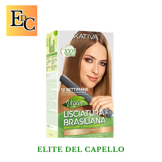 KIT  KATIVA VEGAN  lisciante brasiliano
