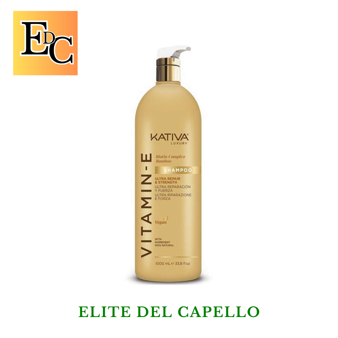 SHAMPOO KATIVA VITAMIN - E  355ml